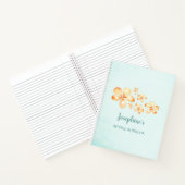 アイランドプルメリアウォーター結婚カラー ノートブック (内部)