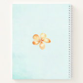 アイランドプルメリアウォーター結婚カラー ノートブック (裏面)