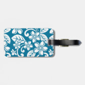 アイランドプルメリアカリブの（青） ラゲッジタグ (裏面横)