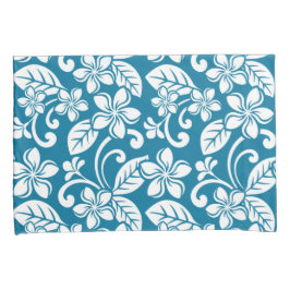 アイランドプルメリアカリブの（青） 枕カバー