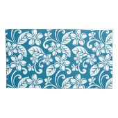 アイランドプルメリアカリブの(青) 枕カバー (裏面-右)