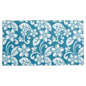 アイランドプルメリアカリブの(青) 枕カバー (正面右)