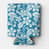 アイランドプルメリアカリブの（青） 缶クーラー (正面)