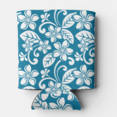 アイランドプルメリアカリブの（青） 缶クーラー (裏面)