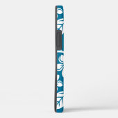 アイランドプルメリアカリブの（青） Case-Mate iPhoneケース (裏面 / 右)