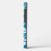 アイランドプルメリアカリブの（青） Case-Mate iPhoneケース (裏面 / 左)