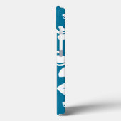 アイランドプルメリアカリブの（青） Case-Mate iPhoneケース (裏面 / 左)