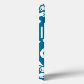 アイランドプルメリアカリブの（青） Case-Mate iPhoneケース (裏面 / 右)