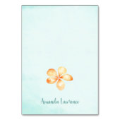 アイランドプルメリアパーソナライズされた座席表 テーブルナンバー (正面)