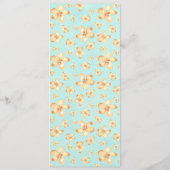 アイランドプルメリアフラワーウォーターカラーメニュー メニュー (裏面)