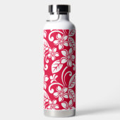 アイランドプルメリア（いちご赤） ウォーターボトル (右面)