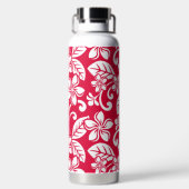 アイランドプルメリア（いちご赤） ウォーターボトル (背面)