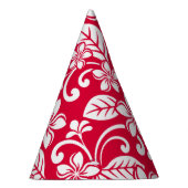 アイランドプルメリア（いちご赤） パーティーハット (右)