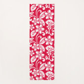 アイランドプルメリア（いちご赤） ヨガマット (正面)