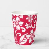 アイランドプルメリア（いちご赤） 紙コップ (裏面)