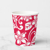 アイランドプルメリア（いちご赤） 紙コップ (右)