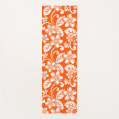 アイランドプルメリア（オレンジ） ヨガマット (正面)