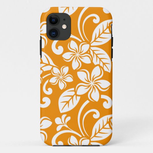 アイランドプルメリア(オレンジ) Case-Mate iPhoneケース (裏面)