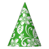 アイランドプルメリア（シトラスグリーン） パーティーハット (左)