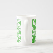 アイランドプルメリア（シトラスグリーン） ボーンチャイナマグカップ (裏面)