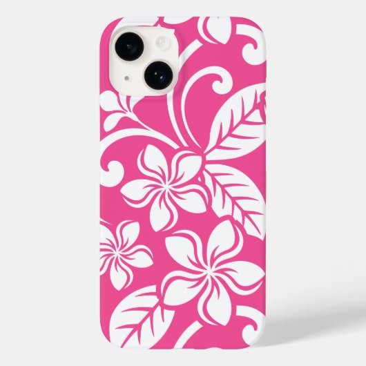 アイランドプルメリア(スイカピンク) Case-Mate iPhoneケース (裏面)