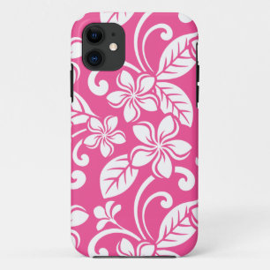 アイランドプルメリア(スイカピンク) iPhone 11 ケース