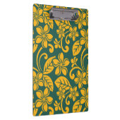 アイランドプルメリア(ダークグリーン/金ゴールド) クリップボード (右)