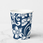 アイランドプルメリア（ネイビーブルー） 紙コップ (右)