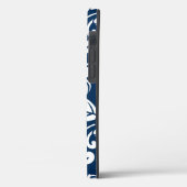 アイランドプルメリア（ネイビーブルー） Case-Mate iPhoneケース (裏面 / 左)