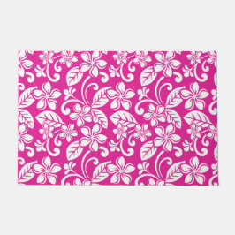 アイランドプルメリア(ホットピンク) ドアマット