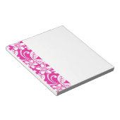 アイランドプルメリア（ホットピンク） ノートパッド (アングル)