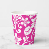 アイランドプルメリア（ホットピンク） 紙コップ (左)
