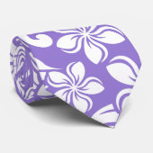 アイランドプルメリア（ラベンダー） ネクタイ (ロール)