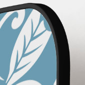 アイランドプルメリア(石板ブルー) ピックルボールラケット (左詳細)