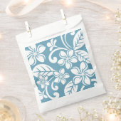 アイランドプルメリア(石板ブルー) フェイバーバッグ (クリップ留めされた状態)