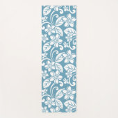 アイランドプルメリア(石板ブルー) ヨガマット (正面)