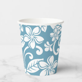 アイランドプルメリア(石板ブルー) 紙コップ