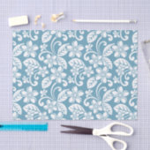 アイランドプルメリア(石板ブルー) 薄葉紙 (クラフト)