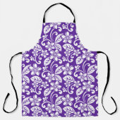 アイランドプルメリア(紫) エプロン (正面)