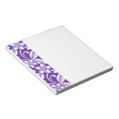 アイランドプルメリア（紫） ノートパッド (アングル)