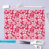 アイランドプルメリア（赤） 薄葉紙 (クラフト)