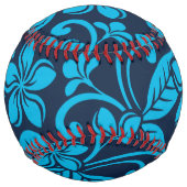 アイランドプルメリア（青x 2） ソフトボール (裏面)