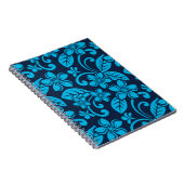 アイランドプルメリア（青x 2） ノートブック (右側)