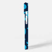 アイランドプルメリア(青x 2) Case-Mate iPhoneケース (裏面 / 左)