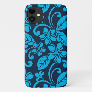 アイランドプルメリア(青x 2) iPhone 11 ケース