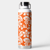 アイランドプルメリア（非常にオレンジ） ウォーターボトル (背面)