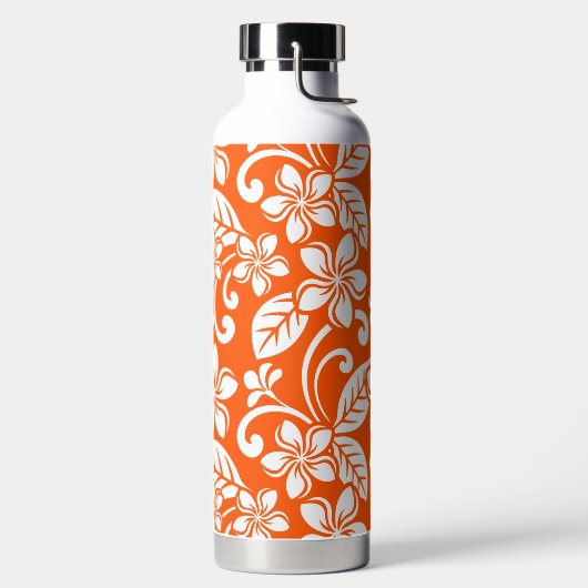 アイランドプルメリア（非常にオレンジ） ウォーターボトル (左面)
