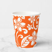 アイランドプルメリア（非常にオレンジ） 紙コップ (裏面)