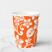 アイランドプルメリア（非常にオレンジ） 紙コップ (左)