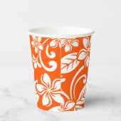 アイランドプルメリア（非常にオレンジ） 紙コップ (右)